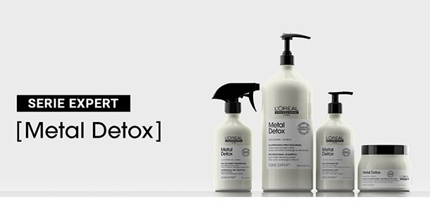 Metal Detox - Pierwsza profesjonalna gama do neutralizacji metali we włóknach włosa